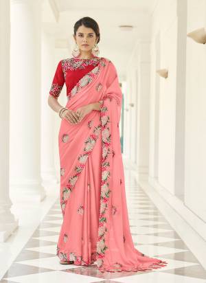 For A Designer Look ,Grab These Saree in All Over Fine Colored Pair With Designer Blouse.These Saree is Fabricated on Art Silk Based Pair With Georgette Blouse.Its Beautified With Heavy Designer Work.