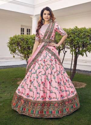 Grab These Designer Lehenga Choli in All Over Fine Colored Pair With Designer Blouse And Dupatta.These Lehenga choli is Fabricated on Silk Pair With Silk Blouse And Net Dupatta.Its Beaitified With Heavy Designer Work.