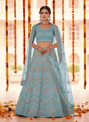 Here Is An Attractive Looking Designer Lehenga Choli in All Over Beautiful Colored.These Lehenga And Blouse Are Fabricated On Organza Pair With Soft Net Dupatta.Its Beautified With Heavy Designer Work.