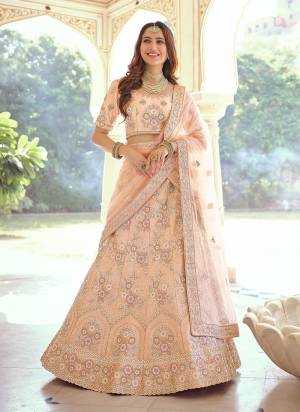 For A Designer Look , Grab These Designer Lehenga in All Over Fine Colored.These Lehenga And Blouse Are Fabricated on Crepe Pair With Soft Net Dupatta.Its Beautified With Designer Work.