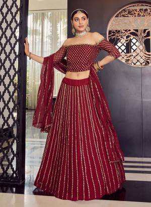 For A Designer Look, Grab These Heavy Designer Lehenga in Beautiful Colored Pair With Pretty Blouse And Dupatta.These Lehenga And Blouse Are Fabricated On Georgette pair With Georgette Dupatta.Its Beautified With Designer Work.