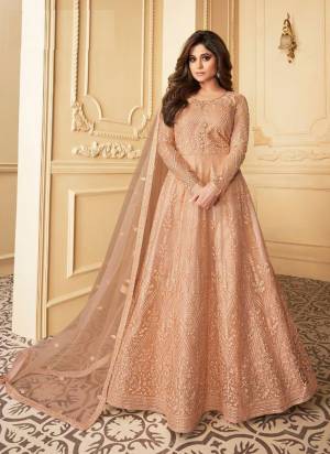 Attract All Wearing This Suit in Beautiful Colored.These Suit Is Fabricated On Butterfly Net Pair With Satin Silk Bottom And Butterfly Net Dupatta.Its Beautified With Heavy Designer Embroidery Work.