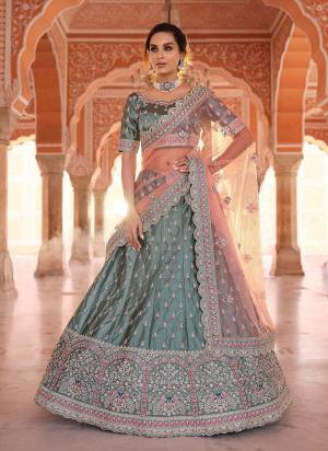 For A Designer Look, Grab These Heavy Designer Lehenga in All Over Beautiful Colored.These Lehenga And Blouse Are Fabricated On Satin Pair With Soft Net Dupatta.Its Beautified With Heavy Designer Work.