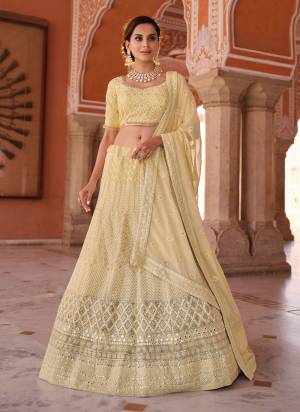 For A Designer Look, Grab These Heavy Designer Lehenga in All Over Beautiful Colored.These Lehenga And Blouse Are Fabricated On Georgette Pair With Soft Net Dupatta.Its Beautified With Heavy Designer Work.