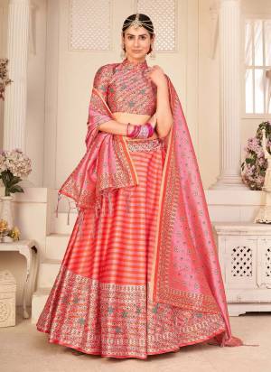 For A Beautiful look,Grab These Lehenga Choli Come With All Over Fine Colored.These Blouse Are Lehenga Are Fabricated On Rera Silk Pair With Assam Silk Dupatta.Its Beautified With Designer Printed Work.