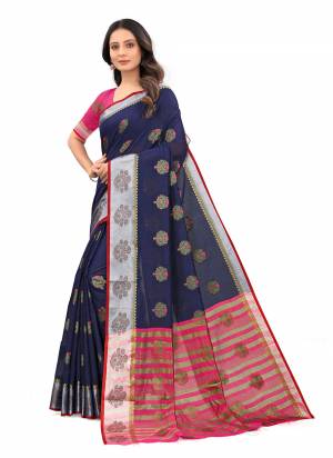 Grab These Beautiful Saree in All Over Fine Colored.These Saree And Blouse Are Fabricated On Litchi Silk.Its Beautified With  Wevon Designer Work.