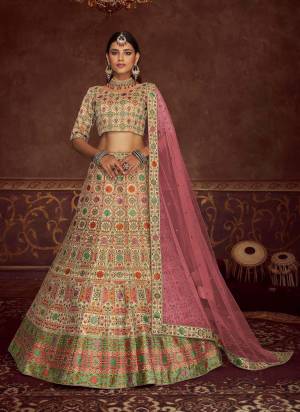 For A Designer Look,Grab These Designer Lehenga in All Over Fine Colored.These Lehenga And Blouse Are Fabricated On Art Silk Pair With Net Dupatta.Its Beautified With Heavy Designer Work.