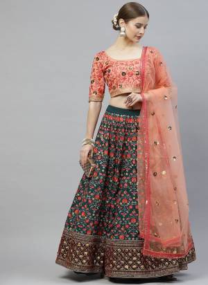 Grab These Designer Lehenga Choli in All Over Fine Colored.These Lehenga And Blouse Are Fabricated On Art Silk Pair With Net Blouse.Its Beautified With Heavy Designer Work.