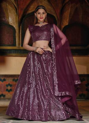 For A Designer Look,Grab These Designer Lehenga Choli in All Over Fine Colored.These Lehenga And Blouse Are Fabricated On Butterfly Net Pair With Butterfly Net Dupatta.Its Beautified With Heavy Sequance Embroidery Work.