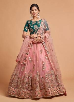 For A Designer Look,Grab These Designer Lehehnga in All Over Fine Colored.These Lehenga And Blouse Are Fabricated On Soft Net Pair With Soft Net Dupatta.Its Beautified With Designer Work.