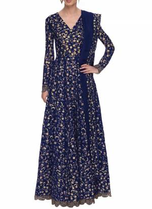 Grab These Designer Gown in Fine Colored.These Gown is Fabricated On Art Silk Pair With Soft Net Dupatta.Its Beautified With Designer Hand Work.Buy now