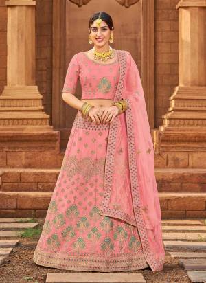 For A Beautiful Look,Grab These Lehenga Choli in Fine Colored.These Blouse And Lehenga Are Fabricated On Malai Satin Pair With Net Dupatta.Its Beautified With Heavy Designer Work.