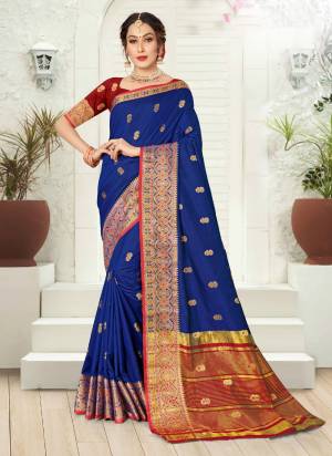 For A Casual Wear,Grab These Saree in Fine Colored Pair With Blouse.These Saree and Blouse Are Fabricated On Silk.Its Beautified With Heavy Jari Wevon Designer Work.