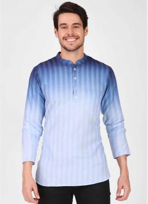 For A Festive Wear,Grab These Readymade Short Kurta in Fine Colored.These Kurta is Fabricated On Cotton Rayon With Designer Ikkat Printed Work.Buy Now.