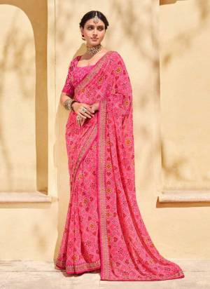 Grab These Saree in Fine Colored.These Saree is Fabricated On Chiffon Pair With  Banglori Silk Blouse.Its Beautified With Designer Work.Buy Now These Beautiful Saree.