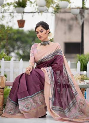 For A Beautiful Look,Grab These Saree in Fine Colored Pair With Blouse.These Saree And Blouse Are Fabricated On Art Silk.Its Beautified With Wevon Jari Border Designer And Warli Printed Work.