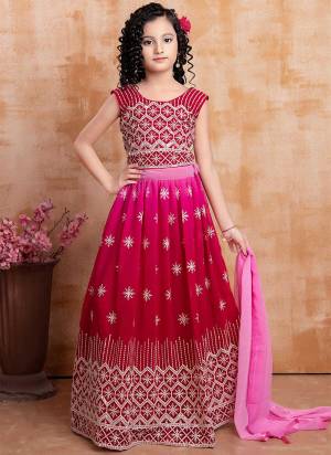 For A Designer Look,Grab These Lehenga Choli in All Over Fine Colored Pair With Designer Blouse And Dupatta.These Lehenga And Blouse Are Fabricated On Georgette Pair With Georgette Dupatta.Its Beautified With Designer Lucknowi Embroidery Work. 