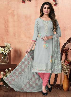 For A Beautiful Look,Grab These Suit in All Over Fine Colored.These Top Is Fabricated On Cotton Pair With Cotton Bottom And Fancy Dupatta.Its Beautified With Designer Embroidery Work.