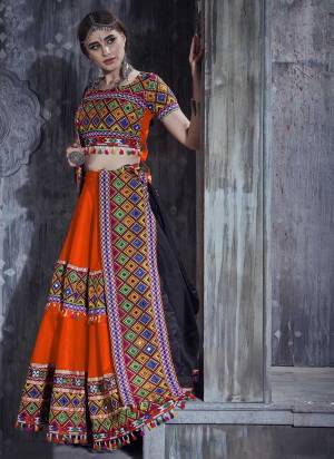 Grab These Designer Lehenga Choli in Fine Colored Pair With Designer Blouse And Dupatta.These Blouse And Lehenga Are Fabricated On Art Silk Pair With Art Silk Dupatta.Its Beautified With Designer Special Gamthi Embroidery Work.