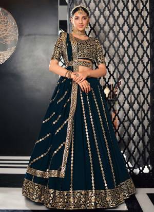 For A Designer Look,Grab These Lehenga in All Over Fine Colored Pair With Designer Blouse And Dupatta.These Lehenga And Blouse Are Fabricated On Georgette Pair With Georgette Dupatta.Its Beautified With Heavy Thread,Sequance Embroidery Work.