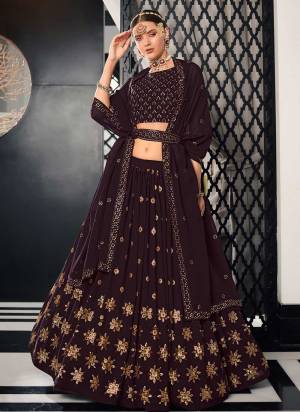 For A Designer Look,Grab These Lehenga in All Over Fine Colored Pair With Designer Blouse And Dupatta.These Lehenga And Blouse Are Fabricated On Georgette Pair With Georgette Dupatta.Its Beautified With Heavy Thread,Sequance Embroidery Work.