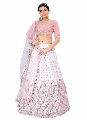 Grab These Designer Lehenga Choli in Fine Colored Pair With Blouse And Dupatta.These Lehenga And Blouse Are Fabricated On Georgette Pair With Net Blouse.Its Beautified With Gota Patti,Thread,Sequance Embroidery Work.