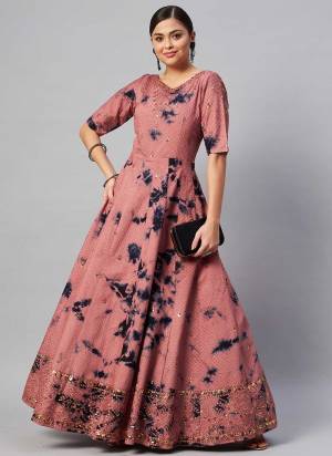 Grab These Anarkali Gown in Fine Colored.These Gown is Fabricated On Cotton.Its Beatified With Designer Shibori Printed,Sequance Embroidery Work.