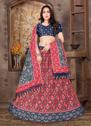 For A Beautiful Look,Grab These Lehenga in Fine Colored Pair With Blouse And Dupatta.These Lehenga And Blouse Are Fabricated On Dull Satin Pair With Satin Silk Dupatta.Its Beautified With Designer Printed Work.