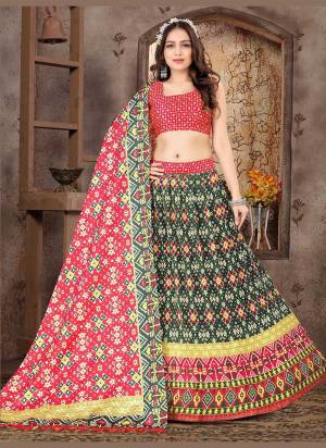 For A Beautiful Look,Grab These Lehenga in Fine Colored Pair With Blouse And Dupatta.These Lehenga And Blouse Are Fabricated On Dull Satin Pair With Satin Silk Dupatta.Its Beautified With Designer Printed Work.