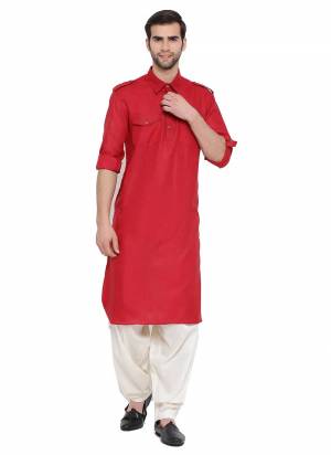 Grab These Traditional Wear Kurta And Paijama.These Kurta And Bottom Are Fabricated On Cotton.Its Beautified With Solid Work.Its Available in All Regular Size.