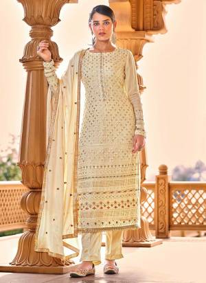 Garb These Attrective Suits In Fine Light Color.These Suits Are Viscose Bemberg Georgette Top And Dull Santoon Bottom And Inner With Chinon Chiffon Dupatta Base Fabric With Designer Thread,Sequance Embroidery Work.