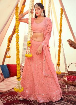 Grab These Designer Lehenga Choli in Fine Colored.These Lehenga And Blouse Are Fabricated On Georgette Pair With Georgette Dupatta.Its Beautified With Heavy Designer Work.