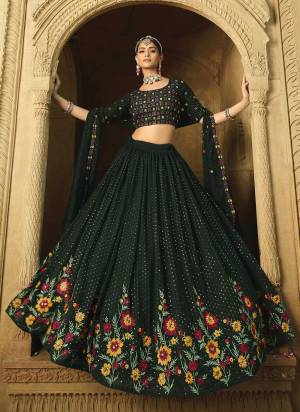 Grab These Fine Colored Lehenga Choli Pair With Blouse And Fancy Dupatta.These Blouse And Lehenga Are Fabricated On Georgette Pair With Georgette Dupatta.Its Beautified With Heavy Thread,Sequance Embroidery Work.