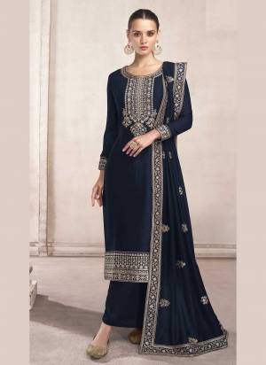 Grab These Plazzo Suit in Fine Colored Pair With Bottom And Dupatta.These Top And Bottom Are Fabricated On Dola Silk Pair With Dola Silk Dupatta.Its Beautified With Heavy Sequance Embroidery Work.