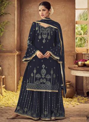 Attrective These Designer Suit in Fine Colored Pair With Bottom And Dupatta.These Top Bottom And Dupatta Are Fabricated On Faux Georgette Pair.Its Beautified With Santoon Inner.Its Beautified With Heavy Designer Embroidery Work.