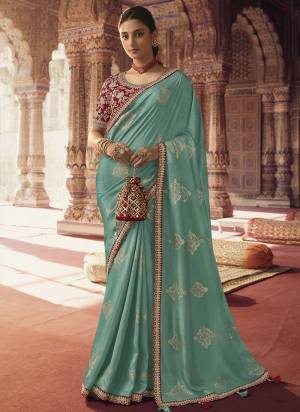 Attrective Looking These Saree in Fine Colored pair With Blouse.These Saree is Fabricated On Viscose Silk Pair With Banglori Silk Blouse.Its Beautified With Wevon Jacquard Butti,Jar,Resham, Sequance Embroidery Work,Heavy Blouse Work.