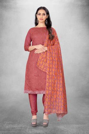 Grab These Suit in Fine Colored Pair With Bottom And Dupatta.These Top Are Chanderi And Dupatta Are Fabricated On Cotton With Digital Printed Pair With Santoon Bottom.Its Beautified With Designer Embroidery Work And Digital Printed Dupatta.