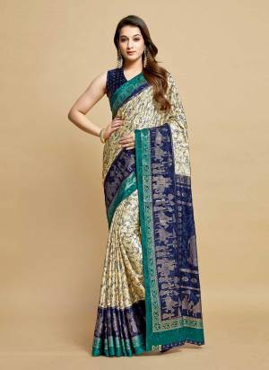 Grab These Party Wear Saree in Fine Colored.These Saree is Fabricated On Silk Pair With Blouse.Its Beautified With Heavy Weaving Jacquard Designer.