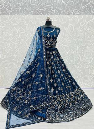 For A Designer Look,Grab These Lehenga Choli in Fine Colored.These Lehenga Choli Are Georgette And Dupatta Are Fabricated On Soft Net Pair.Its Beautified With Fancy Designer Thread,Sequance,Jari Embroidery Work.