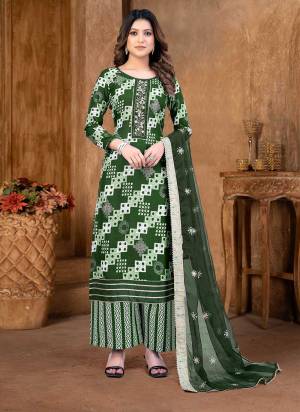 Grab These Suit in Fine Colored Pair With Bottom And Dupatta.These Top Are Cambric Cotton And Dupatta Are Fabricated On Organza Pair With Cotton Bottom.Its Beautified With Designer Printed.