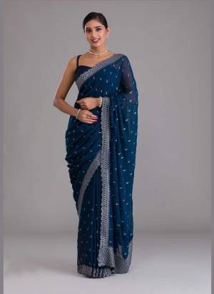 Looking These Festive Designer Saree in Fine Colored.These Saree Are Chinon And Blouse is Fabricated On Banglori.Its Beautified With Designer Embroidery Work.