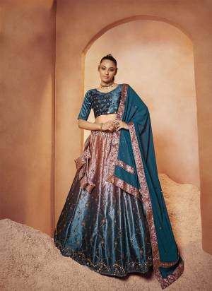 For A Designer Look,Grab These Lehenga Choli in Fine Colored.These Lehenga And Blouse Are Fabricated On Velvet Pair With Georgette Dupatta.Its Beautified With Designer Mirror,Sequance Embroidery Work.