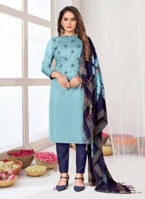 Grab These Suit in Fine Colored Pair With Bottom And Dupatta.These Top Are Zara Silk And Dupatta Are Fabricated On Cotton Pair With Indo Cotton Bottom.Its Beautified With Designer Embroidery Work With Printed.