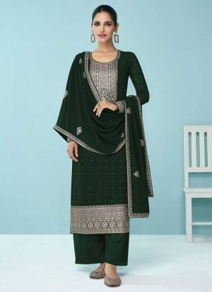 Attrective These Party Wear Plazzo Suit in Fine Colored Pair With Bottom And Dupatta.These Top And Dupatta Are Fabricated On Faux Georgette Pair With Faux Georgette Bottom.Its Beautified With Santoon Inner.Its Beautified With Heavy Designer Embroidery Work.