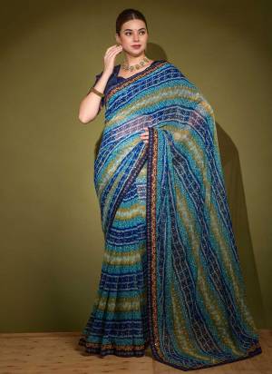 Attrective Look These Saree in Fine Colored.These Saree Are Georgette And Blouse is Mono Banglori Fabricated.Its Beautified With Designer Printed With Foil Printed With Embroidery,Diamond Work Lace Border.