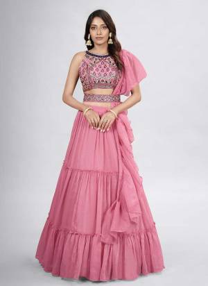 For A Designer Look,Grab These Lehenga Choli in Fine Colored.These Lehenga And Dupatta Are Fabricated On Chiffon Pair With Art Silk Blouse.Its Beautified With Designer Embroidery With Hand Work.