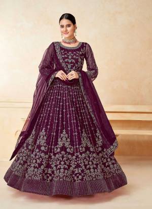 Grab These Designer Anarkali Suit in Fine Colored Pair With Bottom And Dupatta.These Top And Dupatta Are Fabricated On Net Pair With Santoon Bottom.Its Beautified With Santoon Inner.Its Beautified With Heavy Designer Embroidery Work.