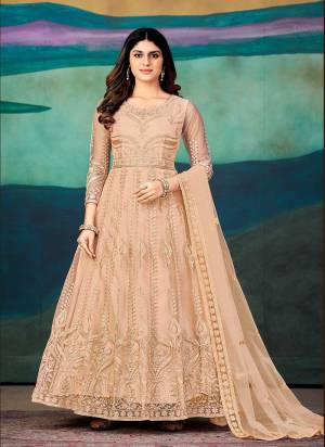 Grab These Anarkali Suit in Fine Colored Pair With Bottom And Dupatta.These Top Are Net And Dupatta Are Fabricated On Net Pair With Santoon Bottom.Its Beautified With Heavy Designer Embroidery Work.