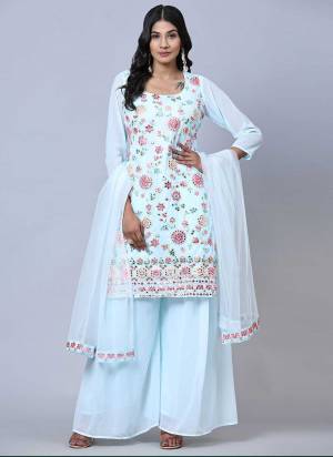 Attrective These Suit in Fine Colored Pair With Bottom And Dupatta.These Top Are Georgette And Dupatta Are Fabricated On Net Pair With Georgette Bottom.Its Beautified With Santoon Inner.Its Beautified With Heavy Designer Embroidery Work.