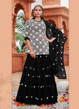 Grab These Designer Free Size Stitched Skirt Suit in Fine Colored Pair With Bottom And Dupatta.These Top And Dupatta Are Fabricated On Faux Georgette Pair With Faux Georgette Bottom.Its Beautified With Micro Row Silk Inner.Its Beautified With Heavy Designer Cotton Embroidery Work.